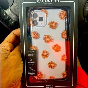 Floral Authentic Coach iPhone 11 Pro Max phone case